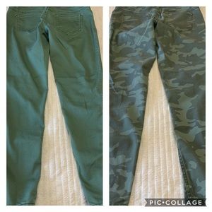 Flipside REVERSABLE camo /green pants